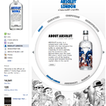 Absolut London - Facebook tab